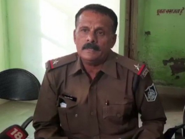 Azad Nagar Assistant Sub Inspector Vikram Singh speaking to ANI in Indore on Tuesday. (Photo/ANI)