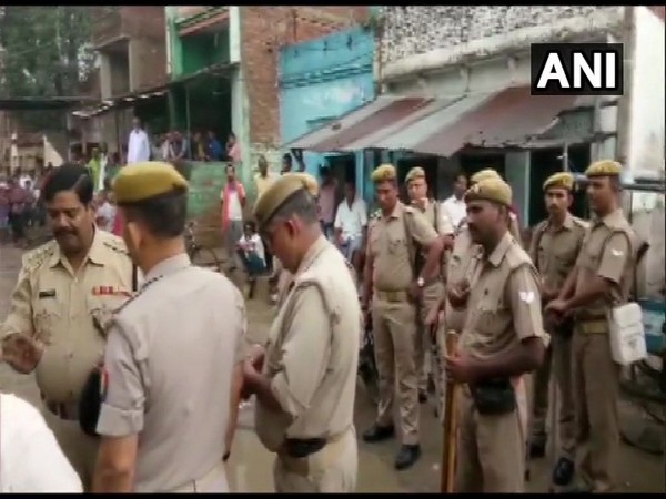 Police team at the incident spot probing the case.