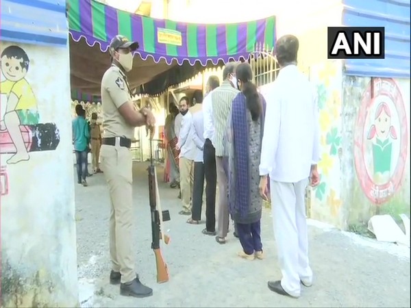 Polling for biennial elections to two Teachers' constituencies in Andhra Pradesh Legislative Council is underway.