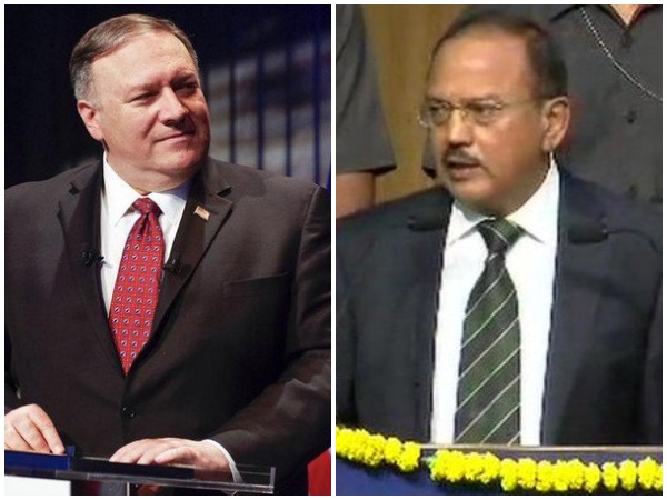 US Secretary of State Michael Pompeo and National Security Advisor (NSA) Ajit Doval