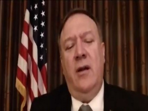 US Secretary of State Mike Pompeo addressing on China in a video message
