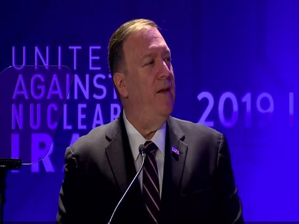 US Secretary of State Michael Pompeo at the Iran summit in New York on Wednesday.