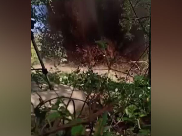 Two missile shells fired by Pakistani forces were destroyed by the Indian Army. Photo/ANI