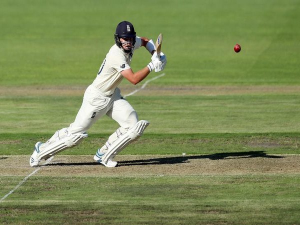 England batsman Ollie Pope while playing a shot on day one of third Test against South Africa. 