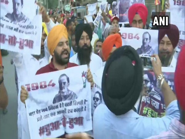 Visuals of protestors in Pathankot.