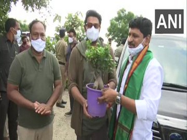 Actor Prabhas adopted 1650 acres of Khazipally reserve forest, under Green Indian Challenge program