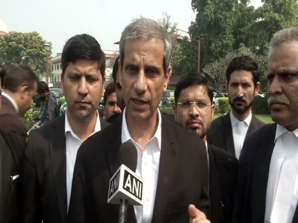 Advocate Mehmood Pracha talking to ANI in New Delhi on Wednesday. Photo/ANI