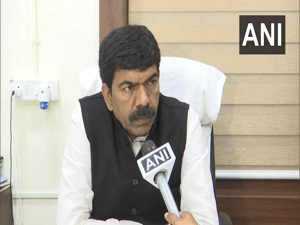 Mineral Resources Minister in the Madhya Pradesh Cabinet, Pradeep Jaiswal talking to ANI. Photo/ANI