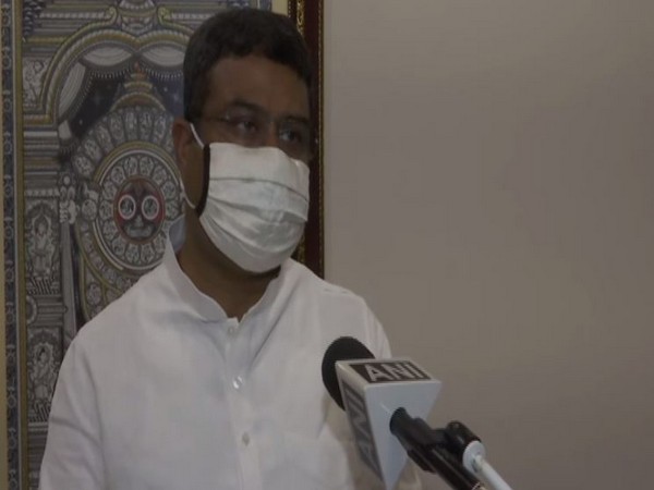 Union Minister Dharmendra Pradhan speaking to ANI on Thursday. Photo/ANI