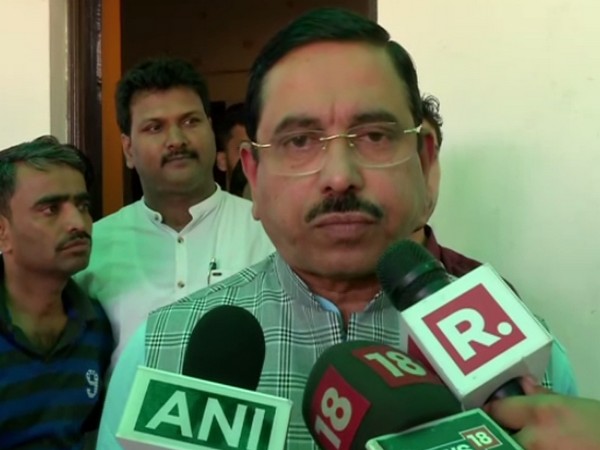 Parliamentary Affairs Minister Pralhad Joshi speaking to media in New Delhi on Monday. (Photo/ANI)