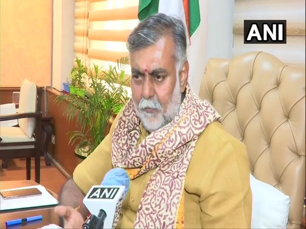 Union Minister of State for Culture and Tourism Prahlad Singh Patel speaks to ANI on Thursday. (Photo/ANI)