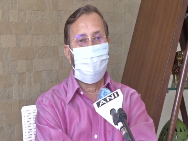 Prakash Javadekar speaking to ANI on Sunday. Photo/ANI