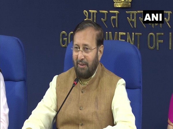 Union Minister of Environment Prakash Javadekar Photo/ANI