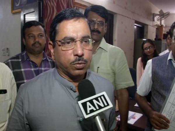 Parliamentary Affairs Minister Pralhad Joshi speaking to ANI in New Delhi on Monday. (Photo/ANI)