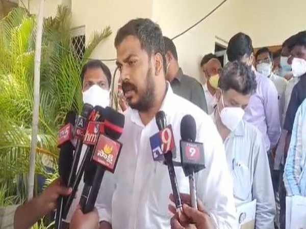 Andhra Pradesh irrigation minister Anil Kumar (Photo/ANI)