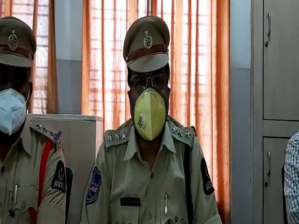 M Narender Reddy, Assistant Commissioner of Police (ACP) Goshamahal speaking to the reporters on Wednesday. (Photo/ANI)