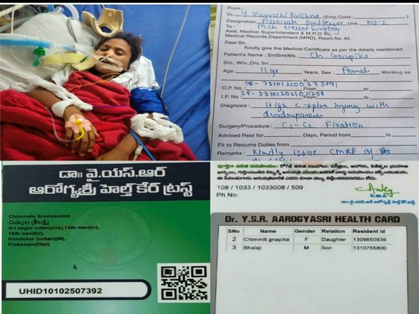 Visuals of the treatment of 11-year-old girl (Photo/ANI)