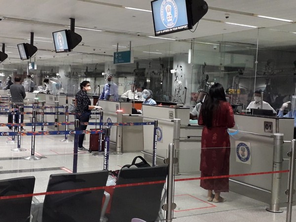 A scene at the Hyderabad International Airport. Photo/ANI