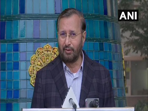 Union Minister of Environment, Forest & Climate Change Prakash Javadekar after meeting with the President of the 26th United Nations Climate Change Conference (COP26) on Tuesday.