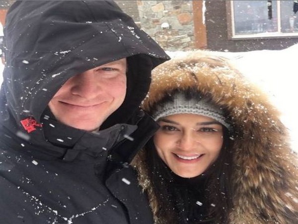 Preity Zinta with husband Gene Goodenough