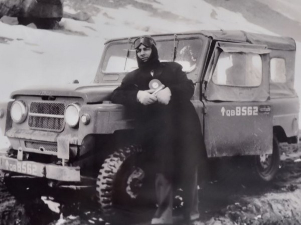 ANI Chairman Mr Prem Prakash at Ladakh (14,600 ft) on the way to Daulet Beg Oldie, India-China War 1962.
