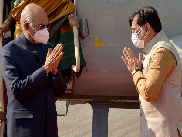President of India, Ram Nath Kovind reaches Diu (Photo: Twitter)