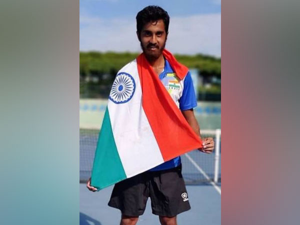 Table Tennis player Prithvi Sekhar (Photo/ Piyush Goyal Twitter) 