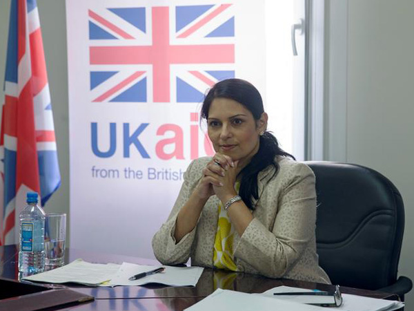 UK Home Minister Priti Patel