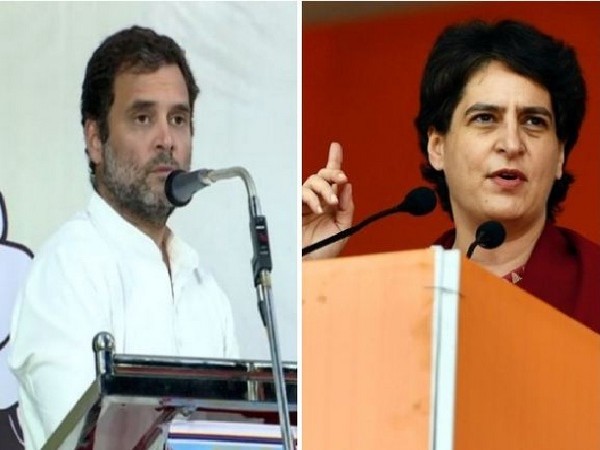 Congress leaders Rahul Gandhi and Priyanka Gandhi Vadra.