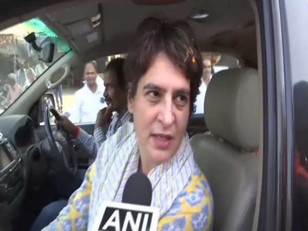 Congress general secretary Priyanka Gandhi Vadra speaking to ANI in Raebareli on Thursday. Photo/ANI