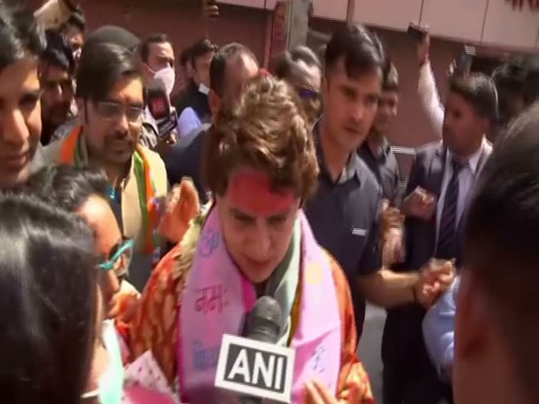 Congress Leader Priyanka Gandhi Varda (Photo/ANI)