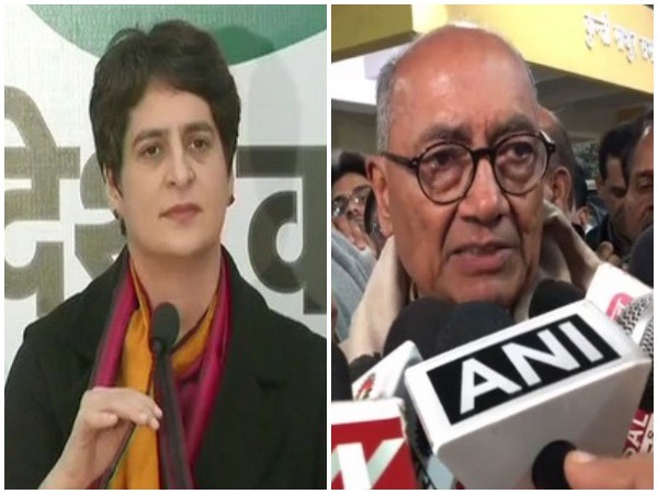 Priyanka Gandhi Vadra and Digvijaya Singh (File Photos)