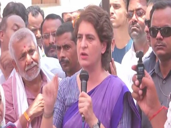 Congress leader Priyanka Gandhi Vadra campaigning in Amethi on Saturday