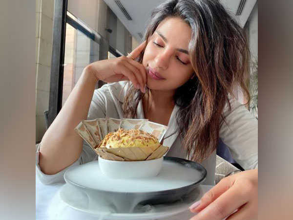 Priyanka Chopra looking at the story (Image Courtesy: Instagram