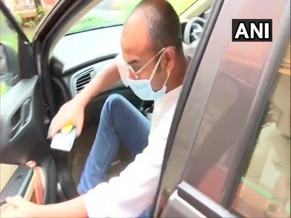 Film producer Madhu Mantena arriving at NCB office in Mumbai on Wednesday. Photo/ANI