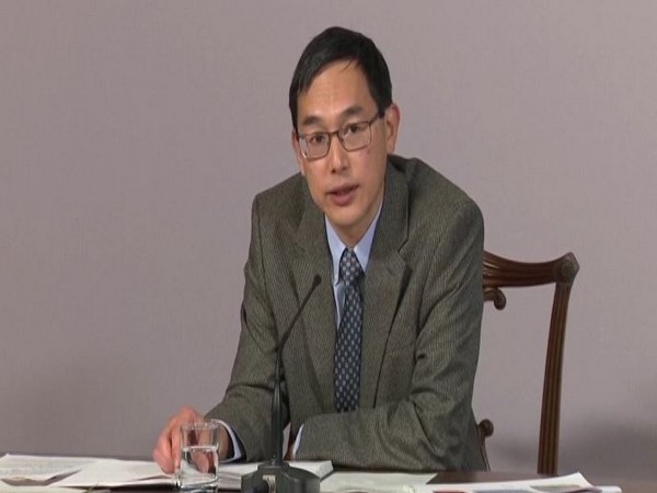 Prof Wei Shen Lim, Chair of Joint Committee on Vaccination and Immunisation, during a technical meeting on Pfizer-BioNTech's COVID-19 vaccine in London.