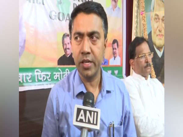 Goa Chief Minister Promod Sawant while speaking to ANI on Sunday on security beef up in Goa