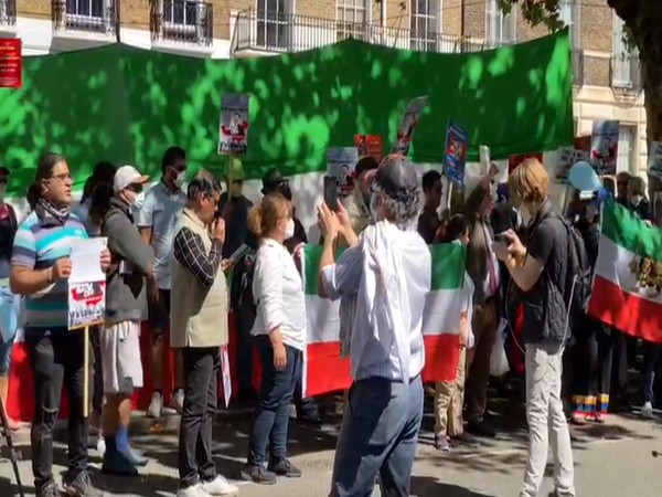Protest were held in London against China's expansionist policies