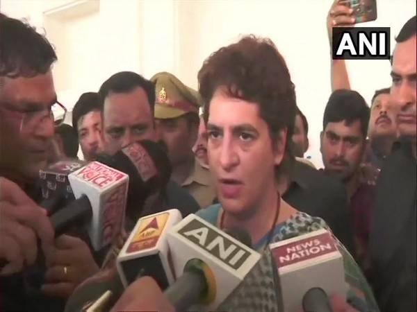 Congress general secretary Priyanka Gandhi while speaking to ANI in Mirzapur on July 20. (Photo/ANI)