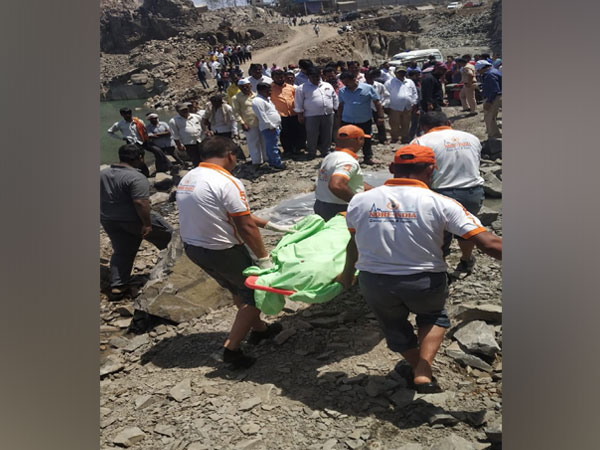 National Disaster Response Force recovers youth's body near Chakan in Pune on Saturday. Photo/ANI