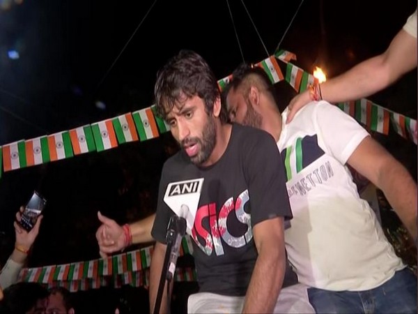Olympics Bronze medallist wrestler Bajrang Punia (Photo/ANI)