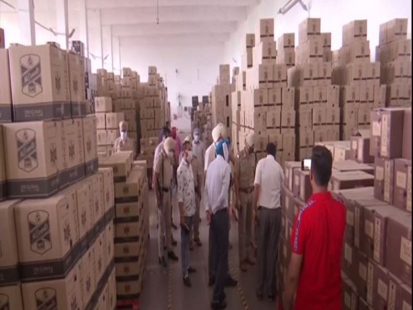 Team visited Khasa distillery company in Punjab on Monday. (Photo/ANI)
