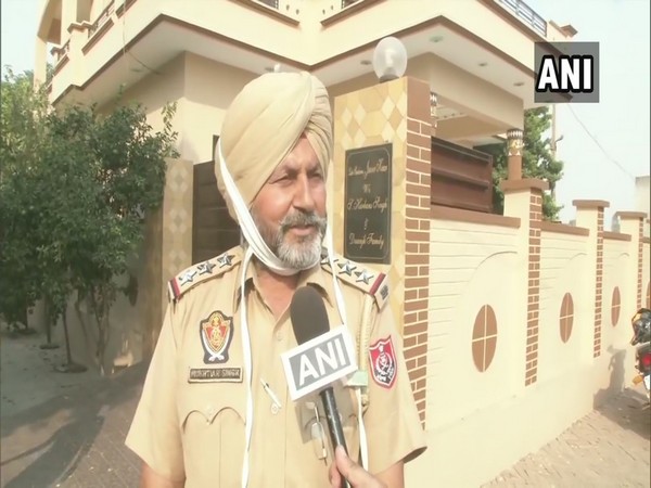    A Punjab police personnel talking to ANI about the death of Trilochan Singh who hails from Mosahib village of Jalandhar district.