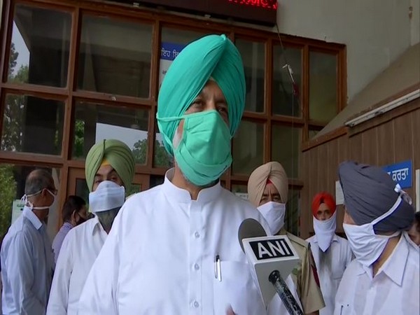 Punjab Health Minister Balbir Singh Sidhu speaking to ANI. Photo/ANI