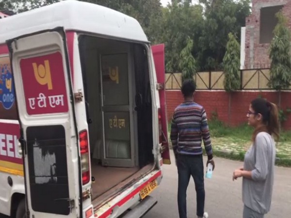 ATM on Wheels facility in Chandigarh. Photo/ANI