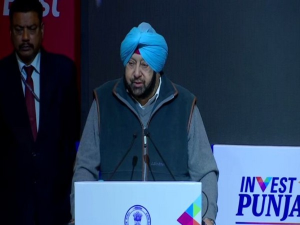 Punjab Chief Minister Amarinder Singh speaking at an event on Friday.