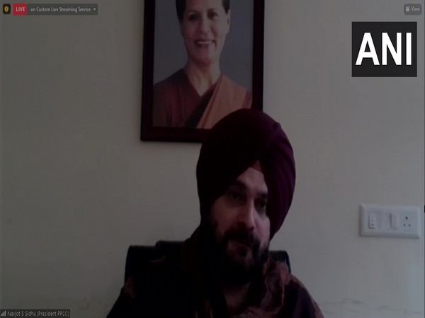Punjab Congres Chief Navjot Singh Sidhu (Photo/ANI)