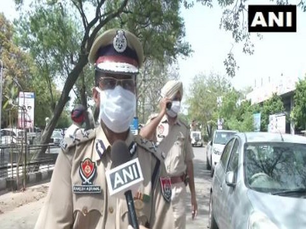 Rakesh Agrawal, Ludhiana Police Commissioner, speaking to ANI on Monday. Photo/ANI