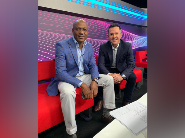 Ricky Ponting with Brian Lara (Photo/ Ricky Ponting Twitter) 