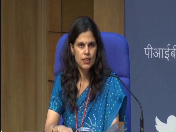 Punya Salila Srivastava, Joint Secretary, Ministry of Home Affairs, briefing media persons in New Delhi on Friday. Photo/ANI